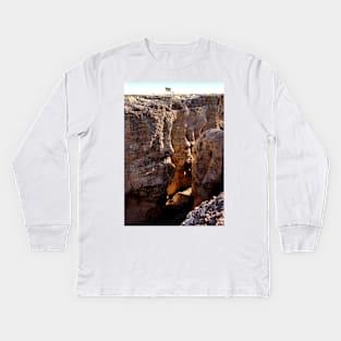 Sesriem Canyon, Namibia Kids Long Sleeve T-Shirt